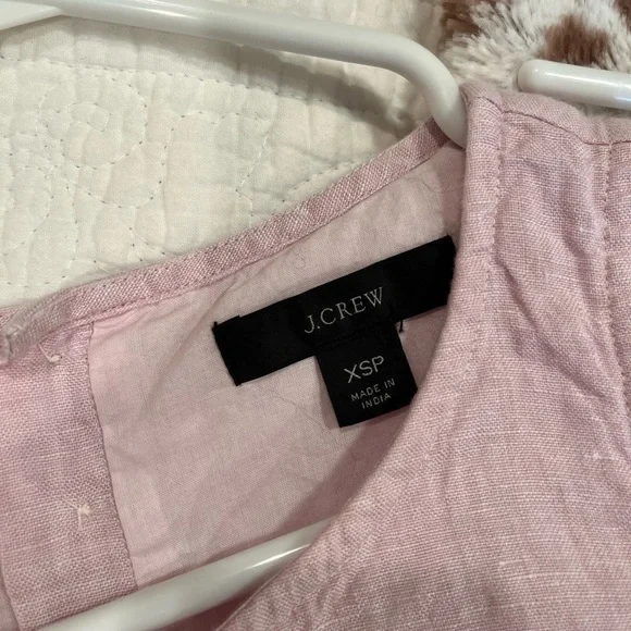 JCrew Sleeveless Linen Shift Dress - Picture 6 of 9